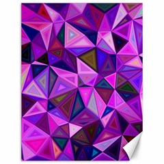 Triangular-shapes-background Canvas 12  x 16 