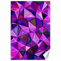 Triangular-shapes-background Canvas 24  x 36 