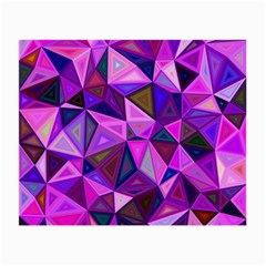 Triangular-shapes-background Small Glasses Cloth (2 Sides)