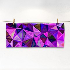 Triangular-shapes-background Hand Towel