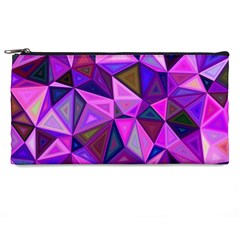 Triangular-shapes-background Pencil Case