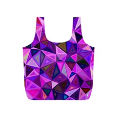 Triangular-shapes-background Full Print Recycle Bag (s) by Vaneshart