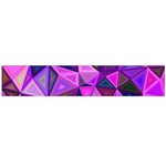 Triangular-shapes-background Large Flano Scarf  Front