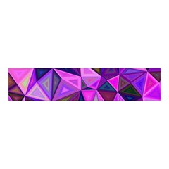 Triangular-shapes-background Velvet Scrunchie