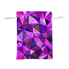 Triangular-shapes-background Lightweight Drawstring Pouch (S)