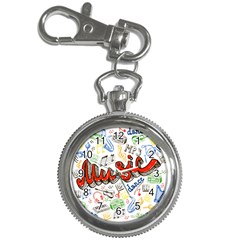 Music-color-elements Key Chain Watches by Vaneshart