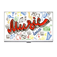 Music-color-elements Business Card Holder