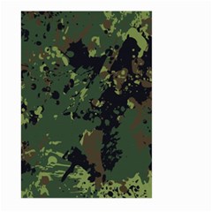 Military Background Grunge Large Garden Flag (two Sides) by Vaneshart