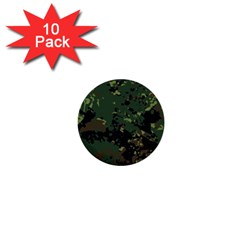 Military Background Grunge-style 1  Mini Buttons (10 Pack)  by Vaneshart