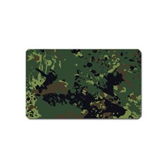 Military Background Grunge-style Magnet (name Card) by Vaneshart