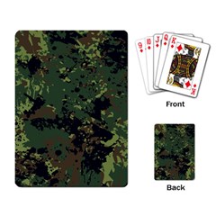 Military Background Grunge-style Playing Cards Single Design (rectangle) by Vaneshart