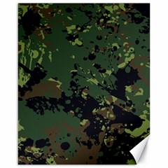 Military Background Grunge-style Canvas 16  X 20  by Vaneshart