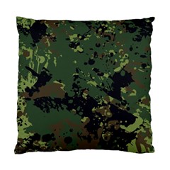 Military Background Grunge-style Standard Cushion Case (one Side) by Vaneshart