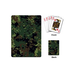 Military Background Grunge-style Playing Cards Single Design (mini) by Vaneshart