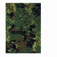 Military Background Grunge-style Large Garden Flag (two Sides) by Vaneshart