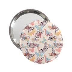 Pattern-with-hand-drawn-butterflies 2 25  Handbag Mirrors by Vaneshart