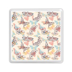 Pattern-with-hand-drawn-butterflies Memory Card Reader (square) by Vaneshart