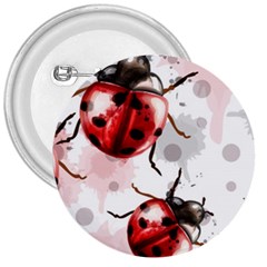 Ladybugs-pattern-texture-watercolor 3  Buttons by Vaneshart