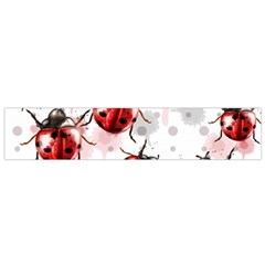 Ladybugs-pattern-texture-watercolor Small Flano Scarf by Vaneshart