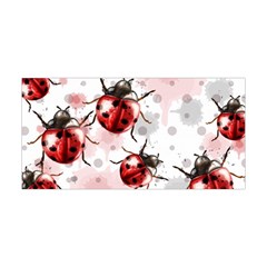 Ladybugs-pattern-texture-watercolor Yoga Headband by Vaneshart