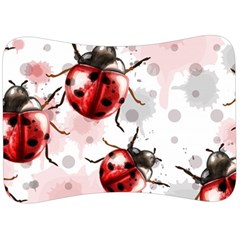 Ladybugs-pattern-texture-watercolor Velour Seat Head Rest Cushion by Vaneshart