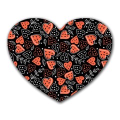 Seamless-vector-pattern-with-watermelons-hearts-mint Heart Mousepads by Vaneshart