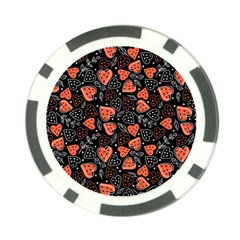 Seamless-vector-pattern-with-watermelons-hearts-mint Poker Chip Card Guard