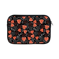 Seamless-vector-pattern-with-watermelons-hearts-mint Apple Ipad Mini Zipper Cases by Vaneshart