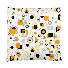 Flat-geometric-shapes-background Standard Cushion Case (two Sides) by Vaneshart