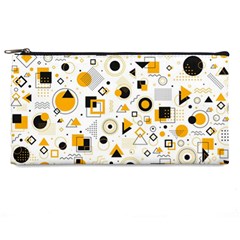 Flat-geometric-shapes-background Pencil Case by Vaneshart