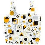 Flat-geometric-shapes-background Full Print Recycle Bag (XXXL) Back