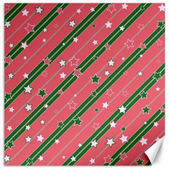 Christmas-background-star Canvas 12  X 12  by Vaneshart