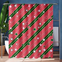 Christmas-background-star Shower Curtain 60  X 72  (medium)  by Vaneshart