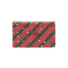 Christmas-background-star Cosmetic Bag (xs) by Vaneshart