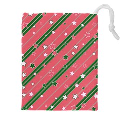 Christmas-background-star Drawstring Pouch (5xl)