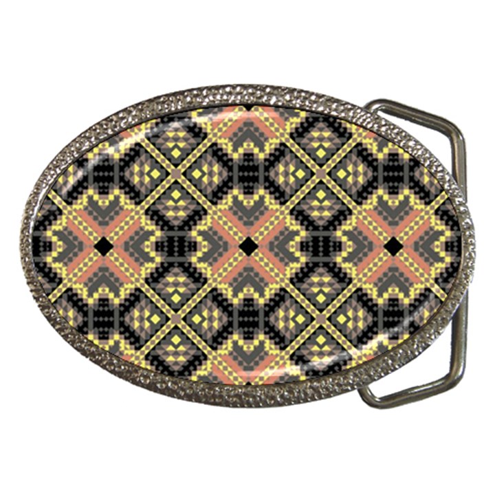 Seamless-mexican-pattern Belt Buckles