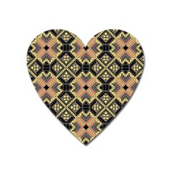 Seamless-mexican-pattern Heart Magnet by Vaneshart