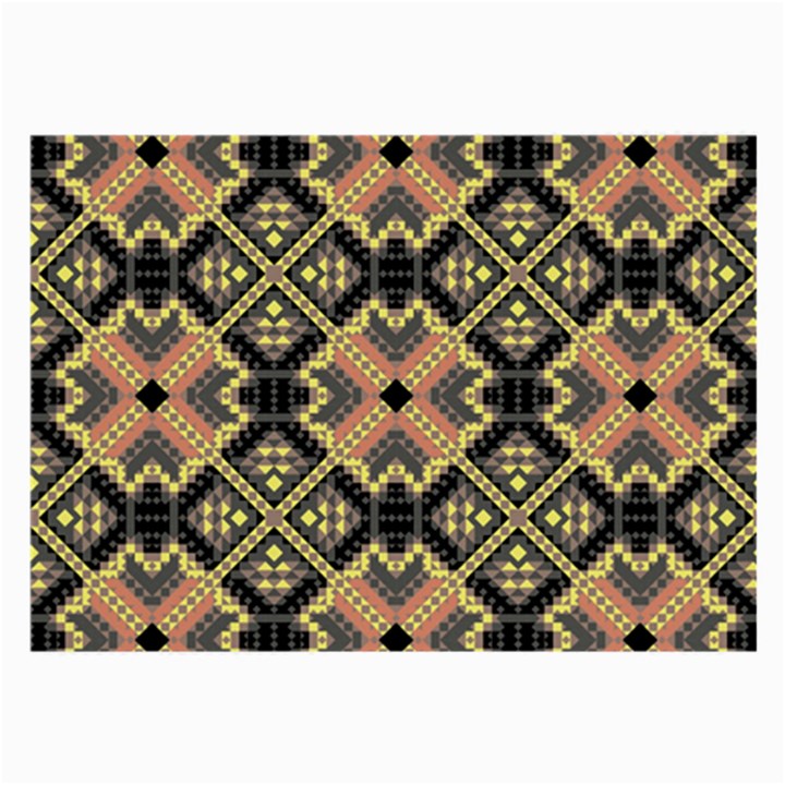 Seamless-mexican-pattern Large Glasses Cloth