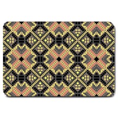 Seamless-mexican-pattern Large Doormat  by Vaneshart