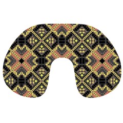 Seamless-mexican-pattern Travel Neck Pillow by Vaneshart