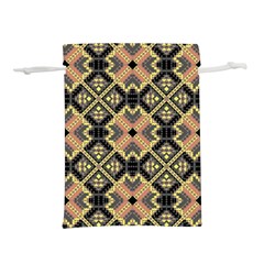 Seamless-mexican-pattern Lightweight Drawstring Pouch (l) by Vaneshart