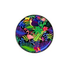 Tropical-exotic-colors-seamless-pattern Hat Clip Ball Marker (4 Pack) by Vaneshart