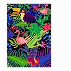 Tropical-exotic-colors-seamless-pattern Small Garden Flag (two Sides) by Vaneshart