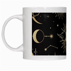 Asian-set-with-clouds-moon-sun-stars-vector-collection-oriental-chinese-japanese-korean-style White Mugs by Vaneshart