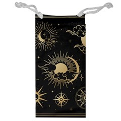 Asian-set-with-clouds-moon-sun-stars-vector-collection-oriental-chinese-japanese-korean-style Jewelry Bag by Vaneshart