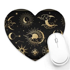 Asian-set-with-clouds-moon-sun-stars-vector-collection-oriental-chinese-japanese-korean-style Heart Mousepads by Vaneshart