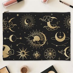 Asian-set-with-clouds-moon-sun-stars-vector-collection-oriental-chinese-japanese-korean-style Cosmetic Bag (xxxl) by Vaneshart