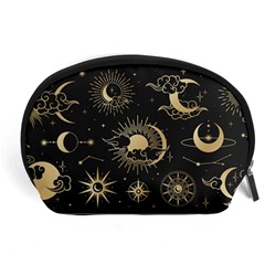 Asian-set-with-clouds-moon-sun-stars-vector-collection-oriental-chinese-japanese-korean-style Accessory Pouch (large) by Vaneshart