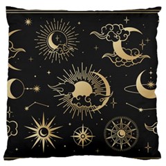 Asian-set-with-clouds-moon-sun-stars-vector-collection-oriental-chinese-japanese-korean-style Standard Flano Cushion Case (one Side) by Vaneshart