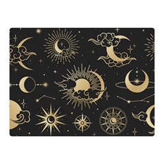 Asian-set-with-clouds-moon-sun-stars-vector-collection-oriental-chinese-japanese-korean-style Double Sided Flano Blanket (mini)  by Vaneshart